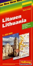 Wegenkaart - landkaart Litouwen - Litauen | Hallwag