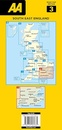 Wegenkaart - landkaart 3 Road Map Britain Engeland Zuid Oost | AA Publishing