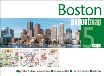 Stadsplattegrond Popout Map Boston | Compass Maps