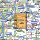 Wandelkaart - Topografische kaart 3335ET le Bourg d'Oisans - l'Alpe d'Huez | IGN - Institut Géographique National