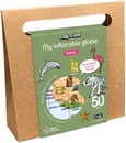 Opblaasbare wereldbol - globe Animals | 50 cm | Engelstalig | Caly Toys