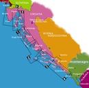 Wegenkaart - landkaart Dalmatische Kust  Cres - Losinj - Krk - Rab | Freytag & Berndt