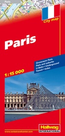 Stadsplattegrond City Map Parijs | Hallwag