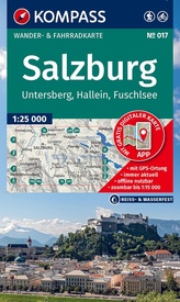Wandelkaart 017 Salzburg und Umgebung | Kompass