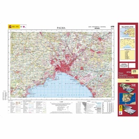 Topografische kaart 698 MT50 Palma (Mallorca) | CNIG - Instituto Geográfico Nacional1
