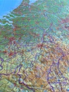 Reliëfkaart Benelux met voelbaar 3D reliëf | A3 | 29 x 39 cm | GeoRelief