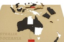 Wereldkaart van hout True Puzzel 150 X 90cm | Mimi Goods