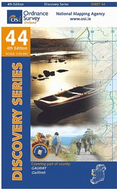 Topografische kaart - Wandelkaart 44 Discovery Galway | Ordnance Survey Ireland