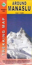 Wandelkaart Around Manaslu | Shangri La