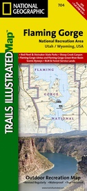 Wandelkaart - Topografische kaart 704 Flaming Gorge National Recreation Area | National Geographic