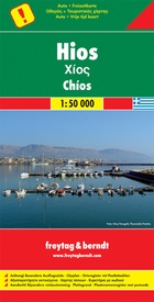 Wandelkaart - Wegenkaart - landkaart Chios - Hios | Freytag & Berndt