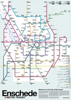 Enschede Metro Transit Map - Metrokaart