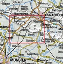 Wandelkaart Südliches Tecklenburger Land | NRW Bonifatius