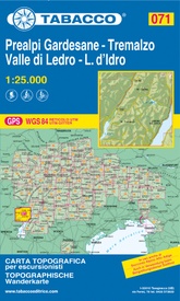 Wandelkaart 071 Prealpi Gardesane - Tremalzo - Valle di Ledro - L. d'Idro | Tabacco Editrice
