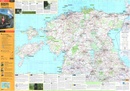 Wegenkaart - landkaart Estland hiking and health trails | Jana Seta