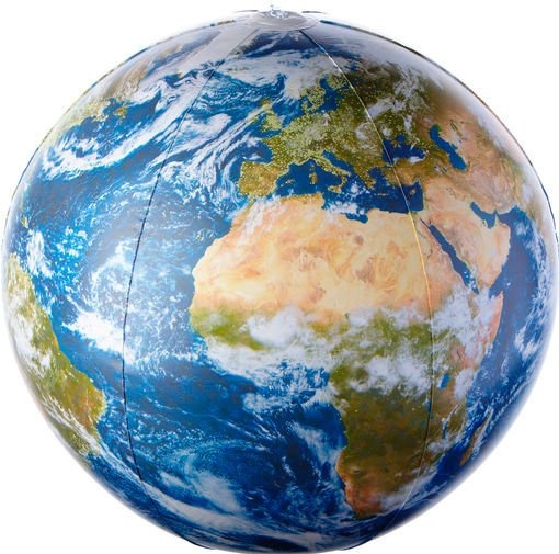 buitenspiegel dynamisch Bondgenoot Opblaasbare wereldbol - globe Aarde NASA Satellietbeeld Giga | Orbis |  0081539736271 | Reisboekwinkel De Zwerver