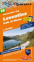 Leventina / Valle die Blenio MTB kaart