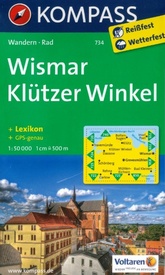 Wandelkaart 734 Wismar - Klützer Winkel | Kompass