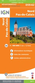 Wegenkaart - landkaart 721341 Nord - Pas-de-Calais | IGN - Institut Géographique National