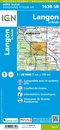 Topografische kaart - Wandelkaart 1638SB La Réole - Langon | IGN - Institut Géographique National