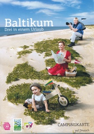 Camperkaart Campingkaart Baltische Staten - Baltikum | IS Radweg