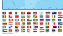 Wereldkaart Political, 101 x 72 cm | Maps International Wereldkaart 64P-mvlE Political, 101 x 72 cm | Maps International