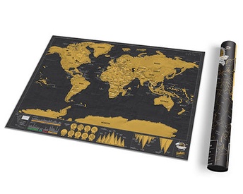 Scratch Map de Luxe Travel Edition (black) | Luckies