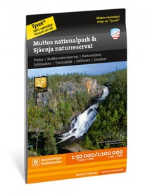 Wandelkaart Fjällkartor 1:100.000 Muddus nationalpark & Sjávnja naturreservat | Calazo