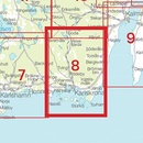 Topografische kaart - Wandelkaart 8 Sverigeserien Karlskrona | Norstedts