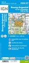 Wandelkaart - Topografische kaart 2934ET Bourg-Argental - Col de la République - PNR du Pilat Ardéche | IGN - Institut Géographique National