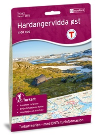 Wandelkaart 2556 Turkart Hardangervidda Øst | Nordeca