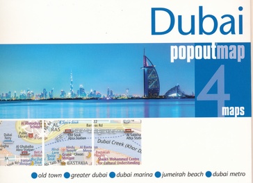 Stadsplattegrond Popout Map Dubai | Compass Maps
