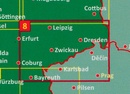 Wegenkaart - landkaart 08 Sachsen – Thüringen – Hochfranken | Freytag & Berndt