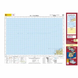 Topografische kaart 643 MT50 Sa Calobra (Mallorca) | CNIG - Instituto Geográfico Nacional1