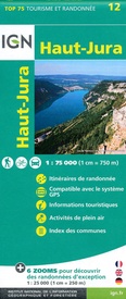 Fietskaart - Wandelkaart 12 Parc naturel régional Haut-Jura | IGN - Institut Géographique National