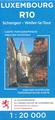 Wandelkaart - Topografische kaart R10 Luxemburg Moselle - Gander - Luxembourg - Remich | Topografische dienst Luxemburg