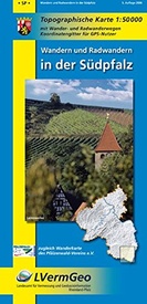 Wandelkaart SP Wandern und Radwandern in der Südpfalz - Pfalz | LVA Nordrhein Westfalen