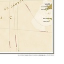 Wandkaart 20524 Ierland, antiek, 76 x 92 cm | National Geographic