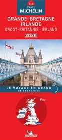 Wegenkaart - landkaart 713 Groot-Brittannië / Ierland 2026 | De grote reis | Michelin