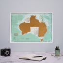 Scratch Map Australia | 59 x 42 cm | Maps International