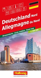 Wegenkaart - landkaart Road maps Deutschland Nord - Duitsland Noord | Hallwag