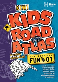 Kinderreisgids - Wegenatlas Kiwi Kids Road Atlas - Nieuw Zeeland | Hema Maps
