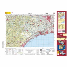 Topografische kaart 472 MT50 Reus | CNIG - Instituto Geográfico Nacional1