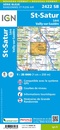 Wandelkaart - Topografische kaart 2422SB St-Satur, Léré, Vailly-sur-Sauldre | IGN - Institut Géographique National
