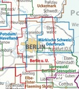 Fietskaart ADFC Regionalkarte Berliijn & omg. fietskaart | BVA BikeMedia