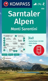 Wandelkaart 056 Sarntaler Alpen - Monti Sarentini | Kompass