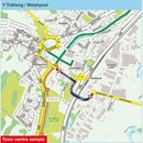 Fietskaart 23 Cycle Map Mid Wales - North | Walk Wheel Cycle Trust | Sustrans