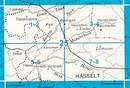 Wandelkaart - Topografische kaart 25/7-8 Topo25 Hasselt  | NGI - Nationaal Geografisch Instituut