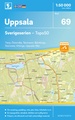 Wandelkaart - Topografische kaart 69 Sverigeserien Uppsala | Norstedts