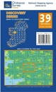 Wegenkaart - landkaart 39 Discovery Galway / Mayo / Roscommon | Ordnance Survey Ireland